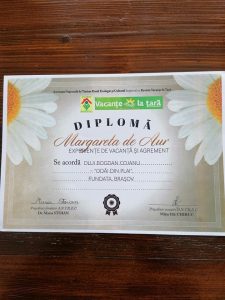 Diploma Margareta de Aur pentru experiență de vacanță și agrement